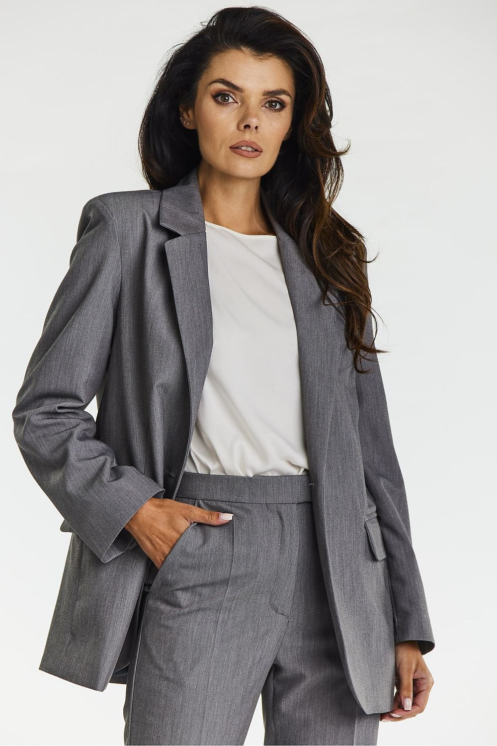 SINGLE-BUTTON BLAZER